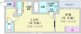 西１８丁目駅 徒歩21分 3階の物件間取画像